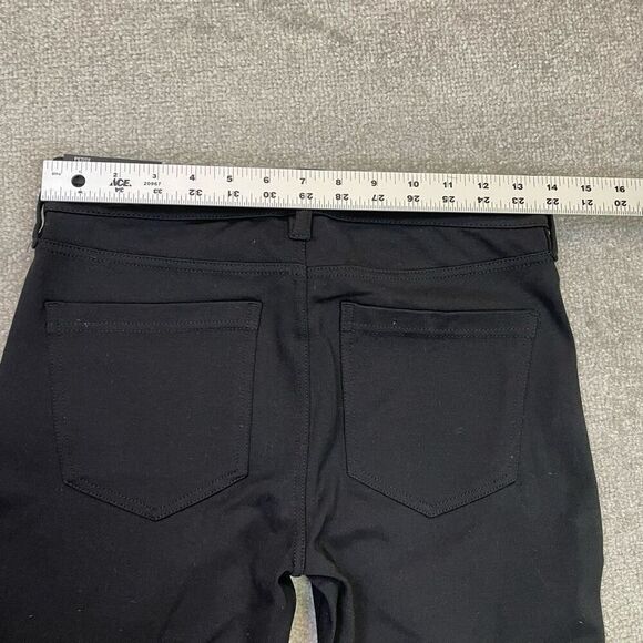 NWT Liverpool Womens Zip Fly Skinny Cropped Ankle Trouser Pants Black Size 4/27 - Picture 9 of 12